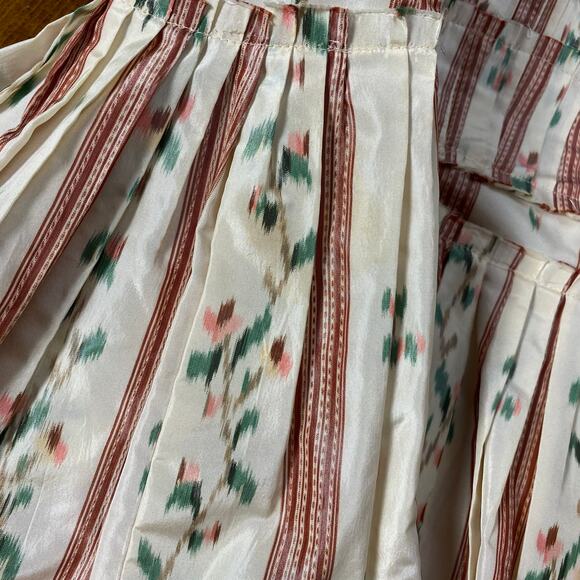 Brock Collection Ophelie Runway SS19 Silk Blend Midi Skirt Size 2 Italian Luxury - Picture 11 of 11